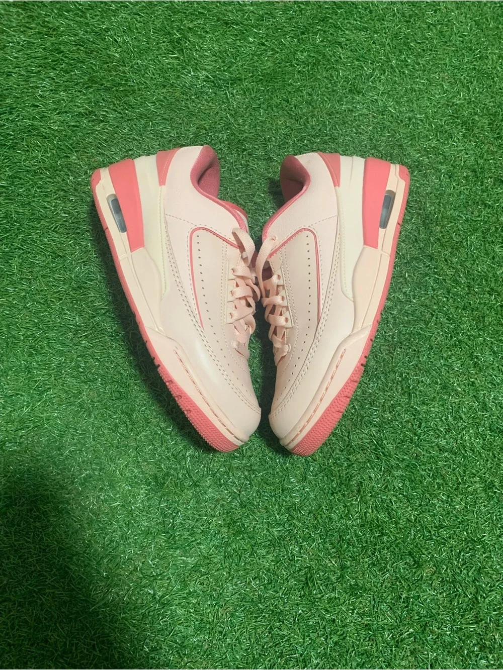 Jordan Low-Top Sneakers in Light Pink and Pink